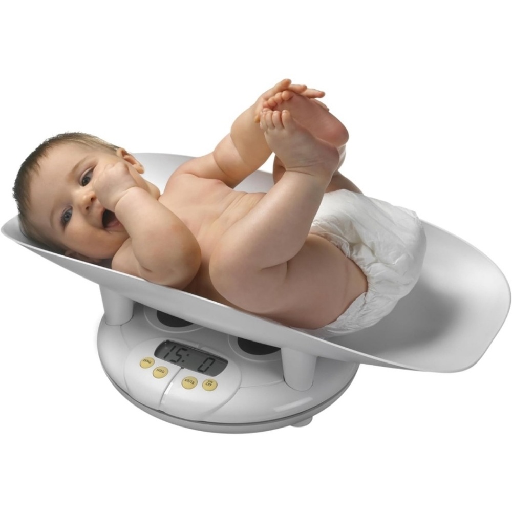 White Electronic Baby Scale